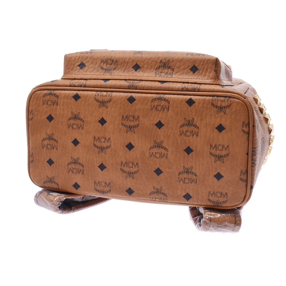 Mcm Backpack Studs Brown Leather - image 4